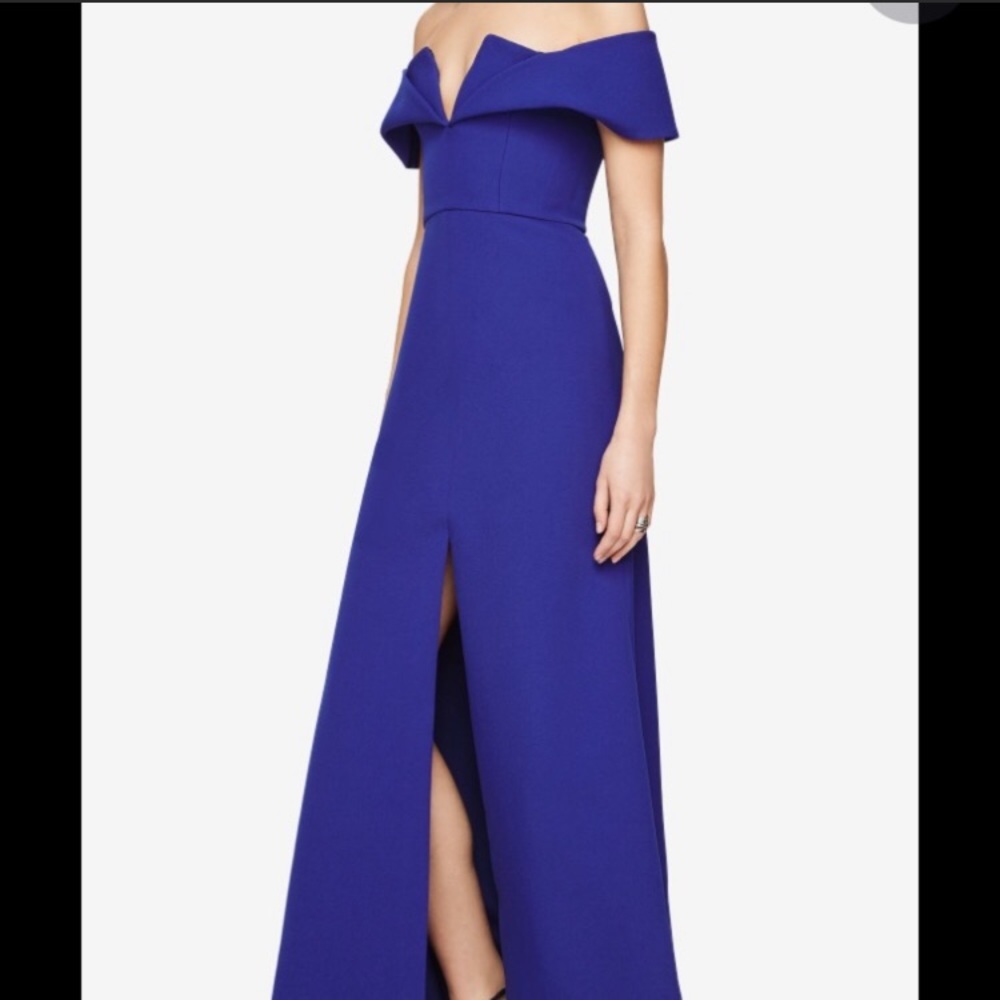 Royal Blue BCBG Amalie evening gown